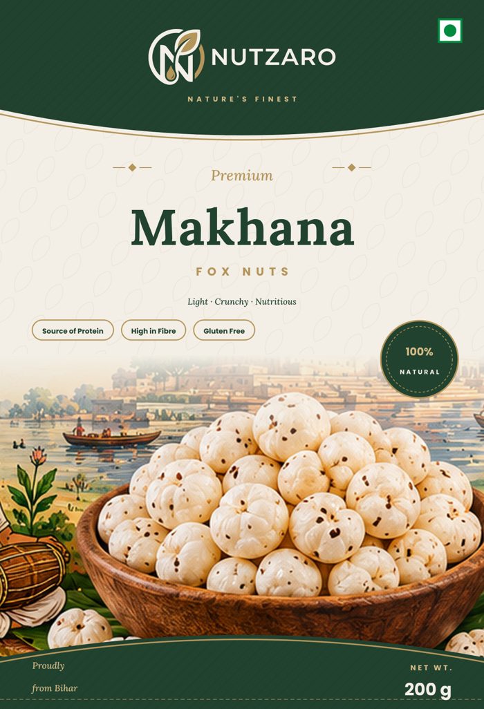Nutzaro Premium Makhana pouch
